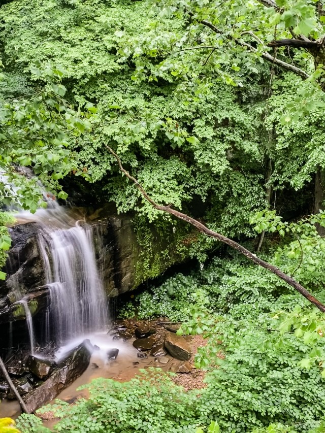 Westlake Creek Falls tumbling into Mill Creek